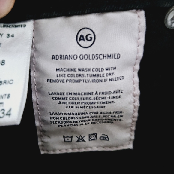 AG ADRIANO GOLDSCHMIED | The Dylan slim skinny coated stretch denim jeans - Picture 8 of 10